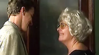 GILF orders a callboy for sex and cum