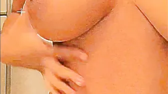 slim african hoe shows off her breasts