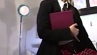 Medical exam at the institute ends up into a babe