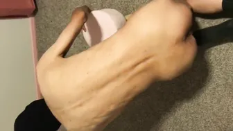 Having Fun with my Pet with my 7” Heel and Pissing