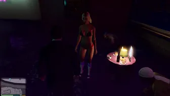 GTA five at Strepclub getting Lap Dance