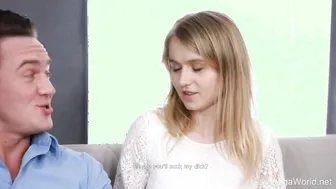 TeenMegaWorld -Anal-Angels- Blonde demands portion of sperm