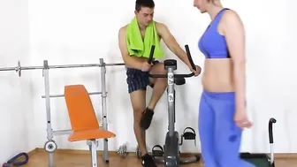 MatureNL - Freaky Female Gym Instructor Fucking Her Client While He’s Working Out