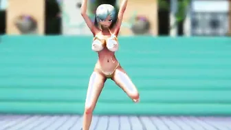 【MMD R-teens SEX DANCE】HOT BUTT INSIDE THE POOL DELICIOUS ASS SWEET SATISFACTION ホットお尻 [MMD]