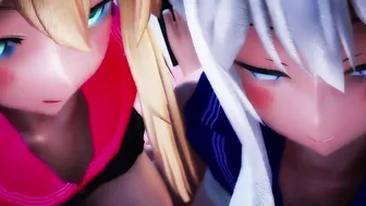 【MMD R-barely legal SEX DANCE】PERVERSE BOOTY HUGE WHITE BUTTOCKS WILLING TO COJ[MMD R-18]