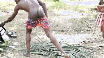 PATRICIA CAUGHT NAILED WITH SOFTKIND FUCKSY UNDER PALM FRUIT FARM