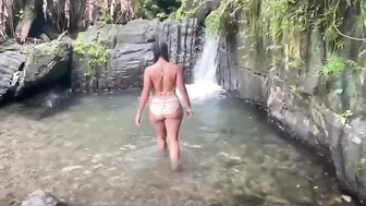 Hispanic milf - Swim Suit and Waterfalls