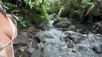 Hispanic milf - Swim Suit and Waterfalls