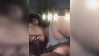 She suck that cock outdoor