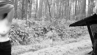 Titslapping caught on wildcam