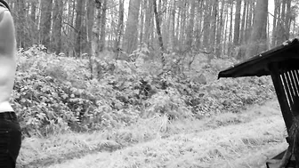 Titslapping caught on wildcam