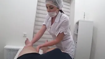 Lusty Nurse Oral Sex