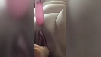 Teenagers masturbates her soak cunt while her parents are at home