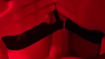 Titfuck with jizzed finish on my Hot hooters 