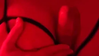 Titfuck with jizzed finish on my Hot hooters 