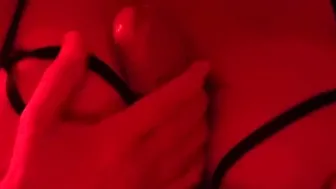 Titfuck with jizzed finish on my Hot hooters 