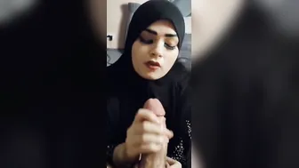 My hijab-wearing ex-wife emptied her by fellatio