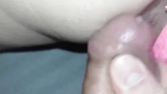 Me vine dentro del apretado coño de mi amiga de 19 años.