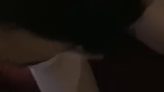 Lusty dark haired blows my cock and asshole before hard anal