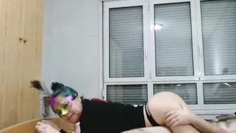Pegging first Time fake-cock