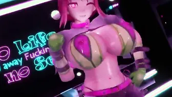 【MMD R-19 yo SEX DANCE】BIG S GIGANTIC BAE BOOBS ENJOY HER COCK[MMD R-18]
