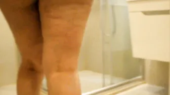 I wake up and my bf slips his cock inside my mouth inside the toilet like