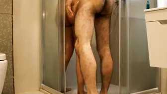 I wake up and my bf slips his cock inside my mouth inside the toilet like