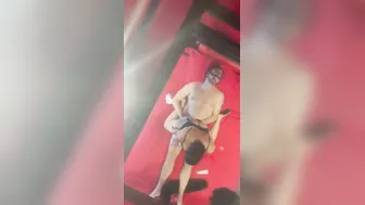 Wife’s First Double Penetration Sex Machine and Mirror Fucking  Fisting. Real Orgasm 