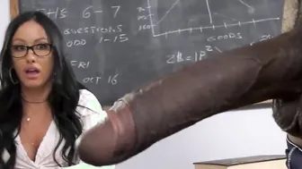 mom Professor Jennifer White Takes Her Students Huge Ebony Dick