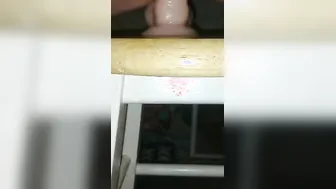 Fiance Ride Sex Toy inside Front of Hubby
