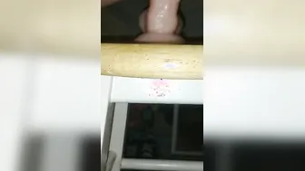 Fiance Ride Sex Toy inside Front of Hubby