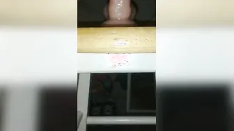 Fiance Ride Sex Toy inside Front of Hubby