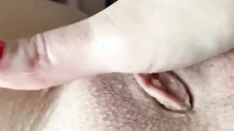 Clitoris strokes finger F*ck morning sesh