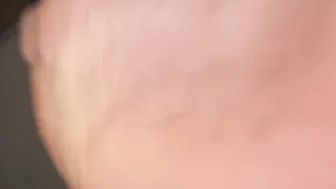 Giantess stomping on small man at work
