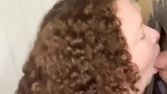 Beauty ex-wife servicing at the glory hole bbw ssbbw cumslut