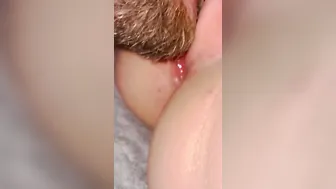 **WET ORGASM ALERT making her snatch run with a mean tongue game 