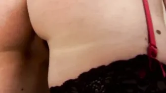 Blonde Bae double masturbating her holes