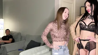 Cuckold wifey KATE QUINN invites SASHA ROSE to banged her hubby DEVILS KOS