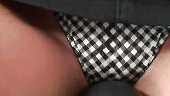 Exercise coach forces red haired to blow and rides a cock