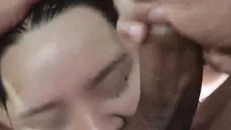 Rides very rough a dick with her gigantic booty and cum on face