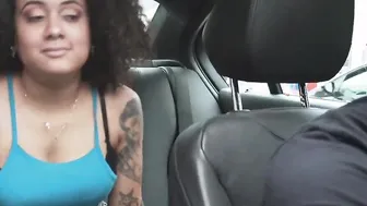 Uber driver catches Kingsley inside the backseat taking nudes