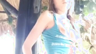 Beauty slender barely legal dig solo cunt play