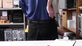 Goddess blonde 19 year old shoplifter Kasey Miller Had to Suck Officers Dick For Her Guilt