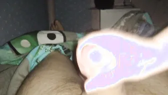 My lover is shaking my penis