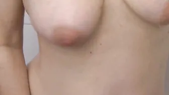 Triple orgasm with dildos