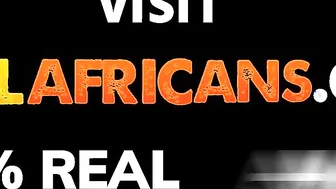 Real Ebony African Lovers Getting Fucking Turned On On A Friday