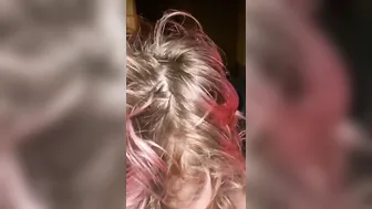 Slender little bitch whimpers during hard anal