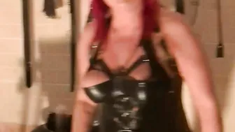 Butt Wrecked before using her WC