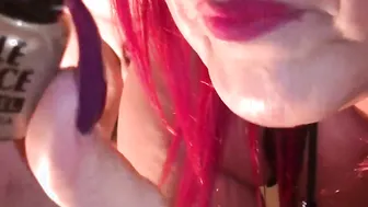 Butt Wrecked before using her WC