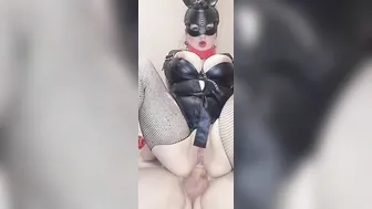 Juicy bitch blows my cock and sat on it with her booty
